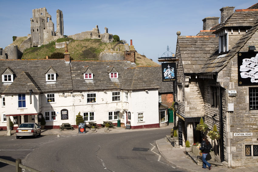 Corfe Castle village