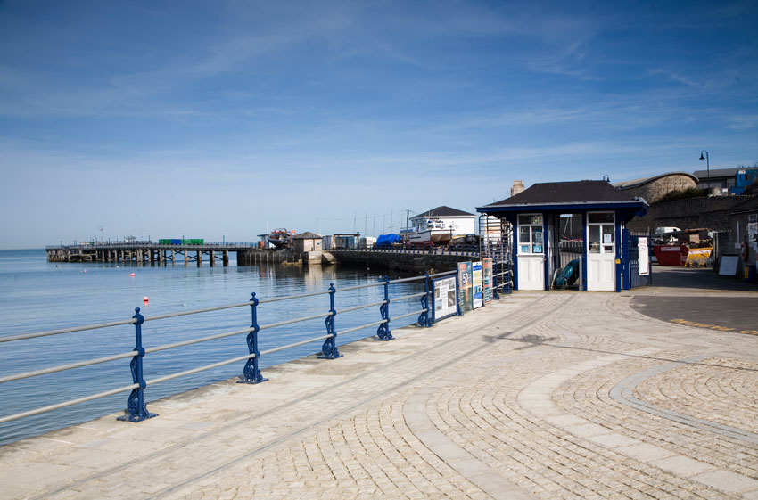 Swanage Pier view