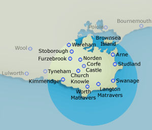 Isle of Purbeck Map