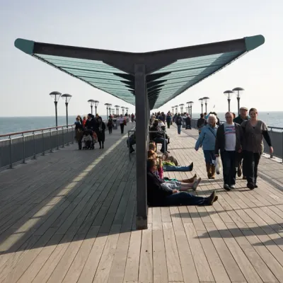 boscombe pier walking