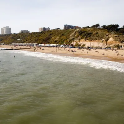 Not much surf at Boscombe