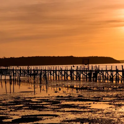 poole jetty sunset