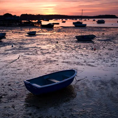 sanbanks harbour dusk