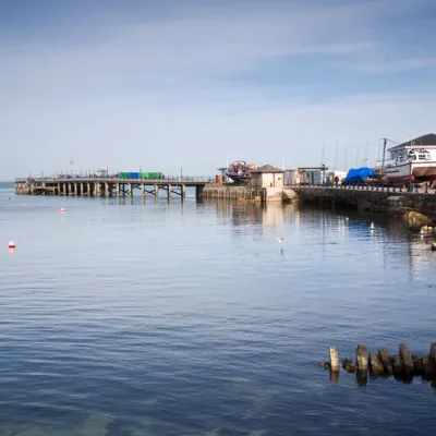 swanage pier bay