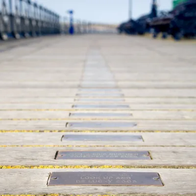 swanage pier plaques