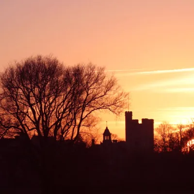 wimborne minser sunset