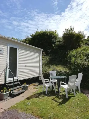 Swanage bay caravan