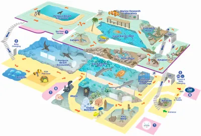 Bournemouth Oceanarium map