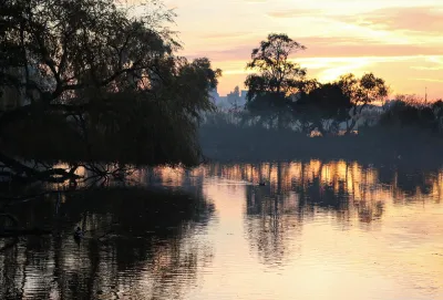 Poole Park sunset