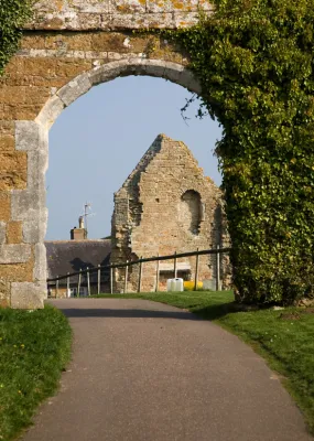 abbotsbury abbey view