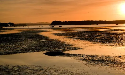 poole harbor sunset