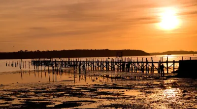 poole jetty sunset