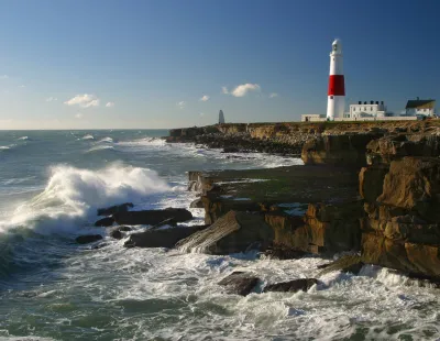 portland bill stormy