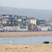 lyme regis beach wide