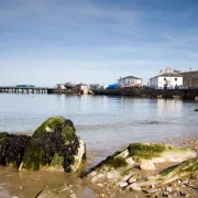 swanage beach pier